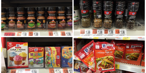 Walmart: McCormick Seasonings Starting At Only 27¢ Each + More