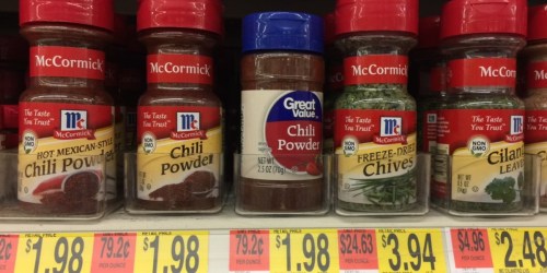 Walmart: McCormick Spices as Low as 79¢