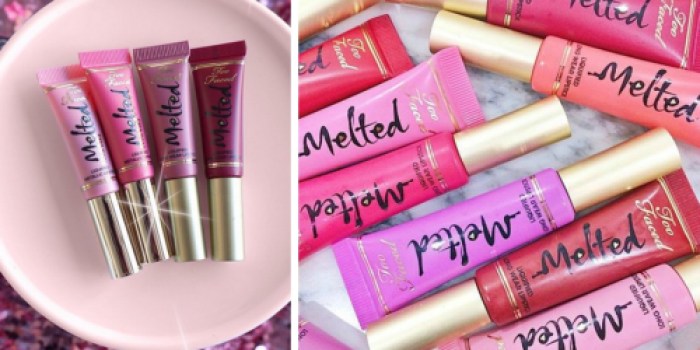 Too Faced Cosmetics: Melted Metal Liquified Metallic Lipsticks Only $10 (Regularly $21)