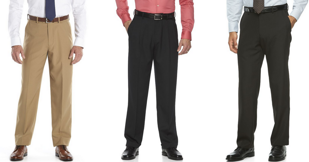 Kohl's Cardholders: Men's Dress Pants As Low As $11.66 Each Shipped ...