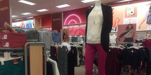 Target Shoppers! 30% Off Merona Women’s Dresses, Outerwear, Sweaters, Tops & More