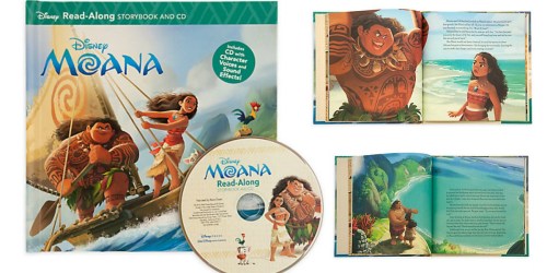 Disney Read-Along Paperback Storybook + CD Sets Only $3.73 Each (Moana, Cars & More)