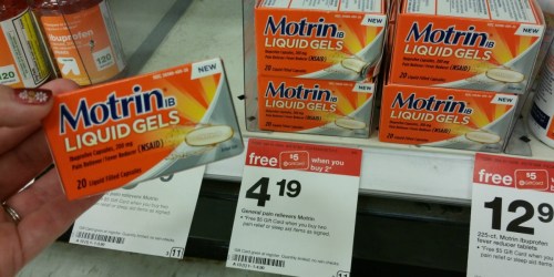 Target Shoppers! Score Motrin 20ct Bottles for 69¢, Advil Menstrual Pain 40ct for $1.09 + More