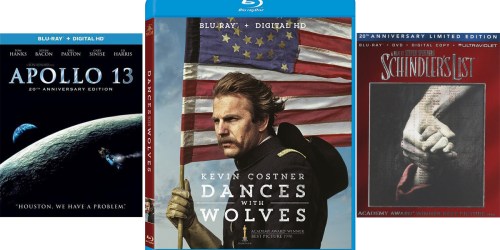 Schindler’s List Blu-ray + DVD + Digital HD w/ UltraViolet Only $9.99  + More Movie Deals