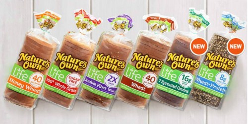 New $0.55/1 ANY Nature’s Own Life Bread & Cobblestone Bread Co. Coupons