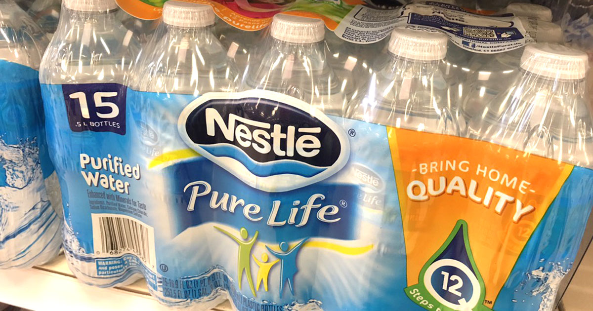 New Nestlé Pure Life Purified Water Coupons = Only 16¢ Per Bottle At ...
