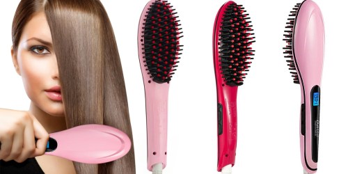 Amazon: Oak Leaf Hair Straightening Brush Only $16.99 & More Great Deals