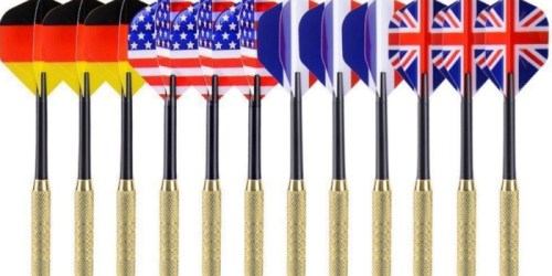 Amazon: 12 Pack Ohuhu Needle Tip Darts w/ National Flags Just $6.99 (Great For Beginners)