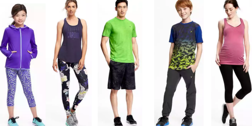 Old Navy: 50% Off Activewear for the Entire Family (In-Store Only) + More