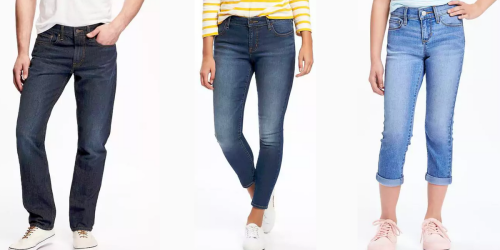 Old Navy: 50% Off Jeans for the Whole Family (Today Only, In-Store & Online)