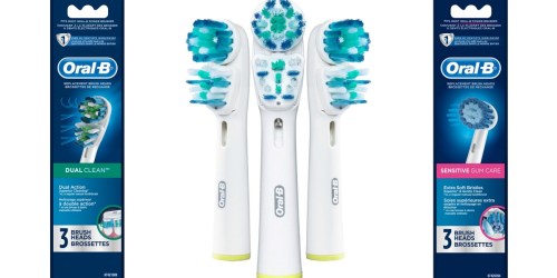 Amazon: 3 Pack Oral-B Electric Toothbrush Replacement Brush Heads Only $13.38 Shipped
