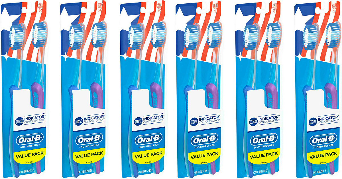 CVS OralB Indicator Contour Clean Toothbrush 2Packs Just 49¢ Each