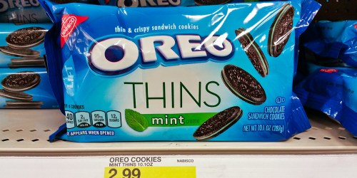 Target Shoppers! Oreo Thins Cookies Only 92¢ Per Pack & Chips Ahoy Thins Only $1.50