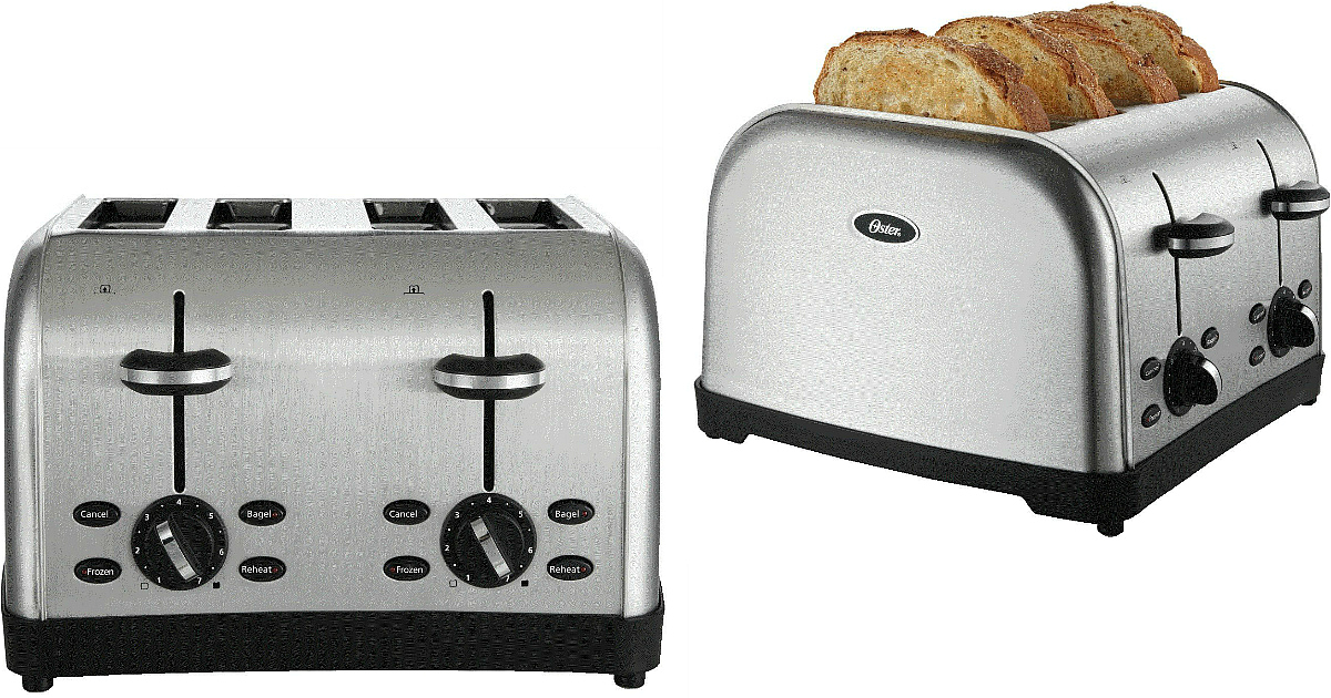 Amazon Oster 4Slice Toaster ONLY 15.98 (Regularly 39.99) Best Price