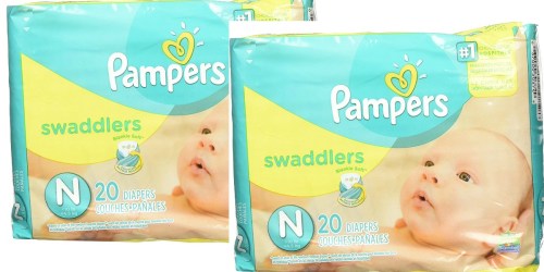 Amazon: 240 Pampers Swaddlers Newborn Diapers Only $8.99 – Just 3.7¢ Each (Add-On Item)