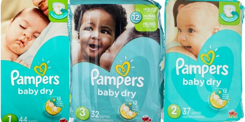 NEW TopCashBack Members: Score Completely FREE Big Pack of Pampers Baby Dry Diapers