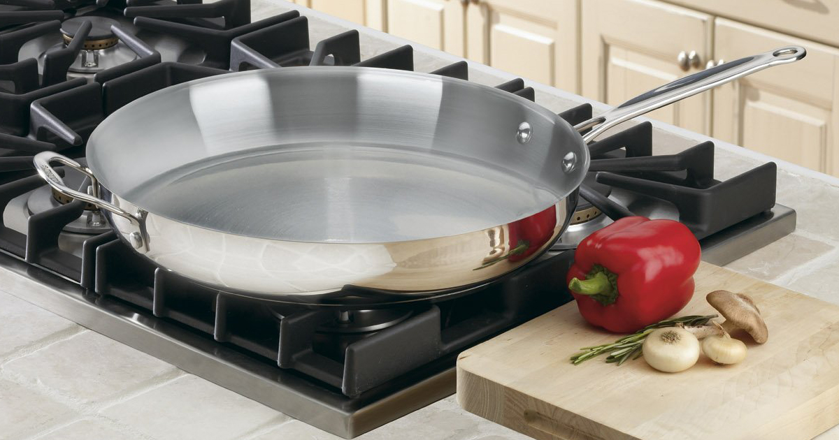 Amazon Cuisinart Chef's Classic Stainless 14Inch Open Skillet Only