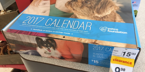 Petco Clearance Find: 2017 Calendar Only $9.98 – Includes Over $40 Worth of Free Product Coupons