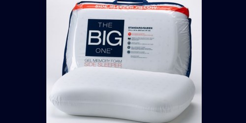 Kohl’s Cardholders: The Big One Gel Memory Foam Side Sleeper Pillow $17.49 Shipped (Regularly $49)
