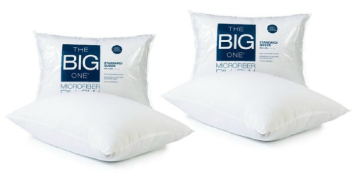 Kohl’s Cardholders: The Big One Microfiber Pillows Only $2.79 Shipped (Regularly $11.99) + More