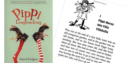 Amazon: Pippi Longstocking Paperback Book Just $2.99 (Regularly $6.99) & More