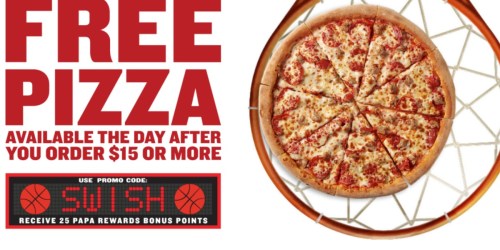 Papa John’s: Score 3 Large Pizzas For $16