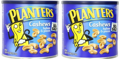 Amazon: Planters Cashew Halves and Pieces HUGE 46oz Tin Only $13.35 Shipped