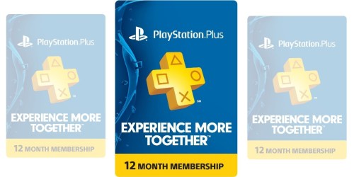 Amazon: 1-Year PlayStation Plus Membership Only $47.99