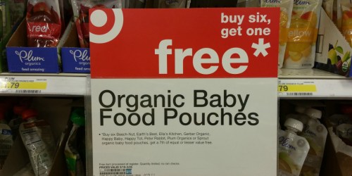 Target Shoppers! Over 50% Off Plum Organics Baby Food Pouches