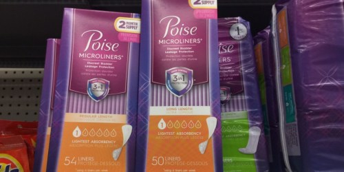 Walmart Shoppers! Score Better than FREE Poise Pads After $5 Back from Ibotta
