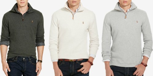 Macy’s: Polo Ralph Lauren Men’s Sweater Only $21 AND Pants Only $10.49 (Regularly $89+!)
