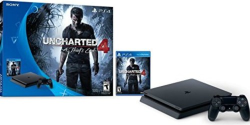 PS4 Slim 500GB Uncharted 4 Bundle AND $100 Dell eGift Card ONLY $299.98 Shipped
