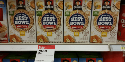 Target Shoppers! Score Over 50% Off Quaker Oats Instant Oatmeal