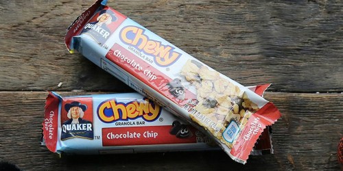 Amazon Prime: Quaker Chewy Granola Bars 58-Count Only $8.99 Shipped (Just 16¢ Per Bar)