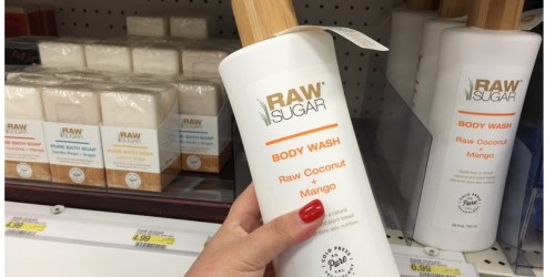 Target Shoppers! 25% Off Raw Sugar Natural Body Wash, Hand Wash, Bath Soap & More
