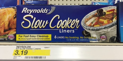 New $1/1 Reynolds Slow Cooker Liner Coupon = Only $2.19 Per Box At Target