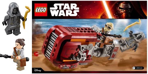 Walmart.com: LEGO Star Wars Rey’s Speeder Kit Just $10.76