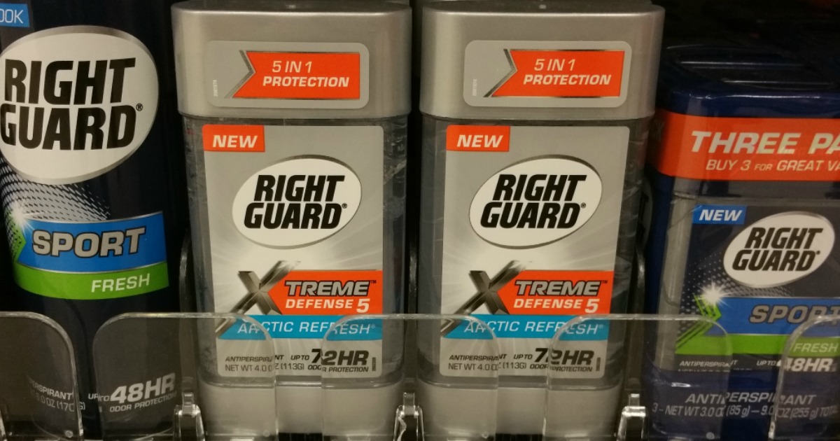 NEW 1/1 Right Guard Xtreme Deodorant Coupon = Over 60 Savings at CVS