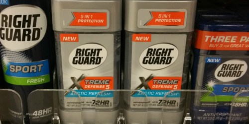 NEW $1/1 Right Guard Xtreme Deodorant Coupon = Over 60% Savings at CVS