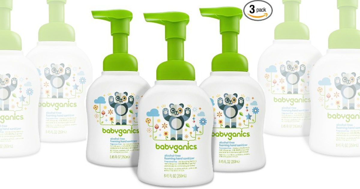 Amazon: Babyganics Foaming Hand Sanitizer 3-Pack ONLY $8.52 Shipped