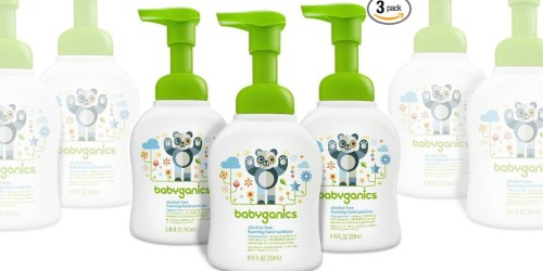 Amazon: Babyganics Foaming Hand Sanitizer 3-Pack ONLY $8.52 Shipped