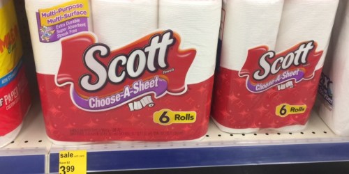 Walgreens: Scott Paper Towels 6-Count Only $2.99 Each (Regularly $5.99) – Just 50¢ Per Roll