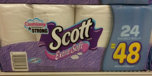 Target: Scott Extra Soft 24-Double Roll Bath Tissue Only $6.40 Each (After Gift Card)