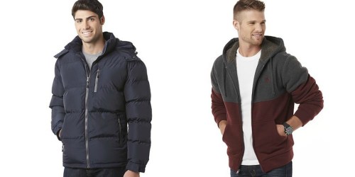 Sears: DEEP Discounts on Men’s Outerwear = Hooded Puffer Coat Only $12.99 (Regularly $80)