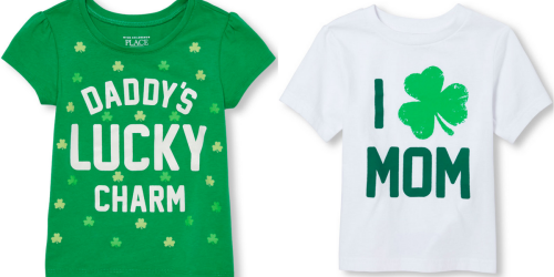 The Children’s Place: Toddler Boys Short Sleeve ‘I (Shamrock) Mom’ Graphic Tee Only $1.99 Shipped