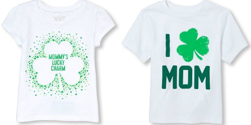The Children’s Place: Mommy’s Lucky Charm Shamrock Graphic Tee .99 Cents Shipped (Reg. $9.50)