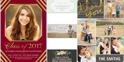 Shutterfly: FREE Personalized Gift – Just Pay Shipping (Graduation Cards, Address Labels & More)