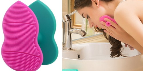 Amazon: Silicone Facial Scrubber Cleaning Brushes 2-Pack Only $5.49 (Regularly $19.99)