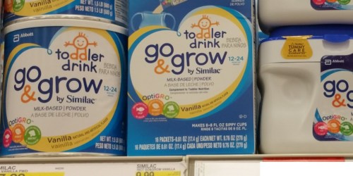 New $4/1 Go & Grow by Similac Toddler Drink Coupon = 16-Count Singles ONLY $2.99 at Target