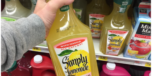 New $1/1 Simply Beverages Coupon = Lemonade 59 Oz Bottle Only $1.50 At Walmart